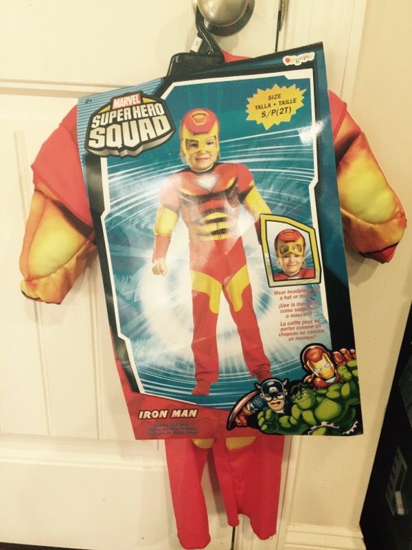 2T :Iron Man Halloween costume