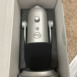 PC Part And Blue Yeti Microphone