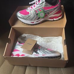 ASICS GEL-Kayano 14 Silver pink black men's shoes