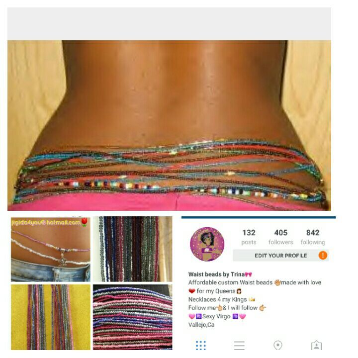 Beautiful waist beads