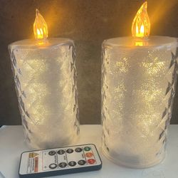 Flameless Candles-Silver