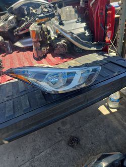 2014 2015 2016 Hyundai Elantra Passenger Right Head Light Lamp Projector