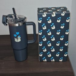 Stainless steel vacuum travel mug