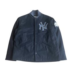 Bape x Neighborhood 2001 Bro. Hood Quilted Wool Jacket Size L