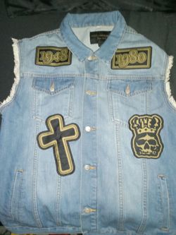 Ozzy Osbourne denim vest