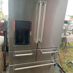 Kitchen Aid -1919- Stainless Steel 5 Door Refrigerator 