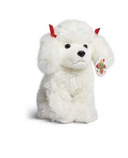 Poodle Puppy Dog Toy plush stuffed animal. Geoffrey's Toy Box plush