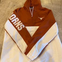 Texas Longhorns Burnt Orange & White Windbreaker Jacket – XXL