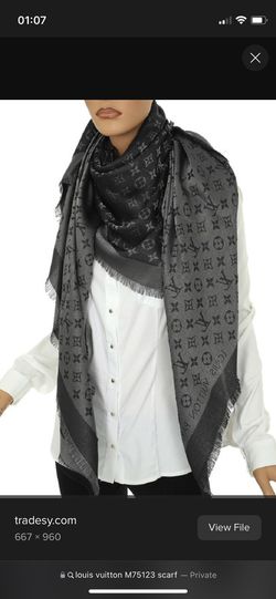 louis-vuitton scarf shawl