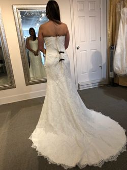 Lusan Mandongus Ivory Wedding Dress/Gown Size 12