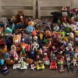 Vintage Toys Lot of 185 Transformers/Simpsons/Marvel/Barbie/Sharks/TY