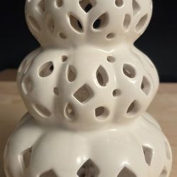 Stacked Ceramic Pumpkin