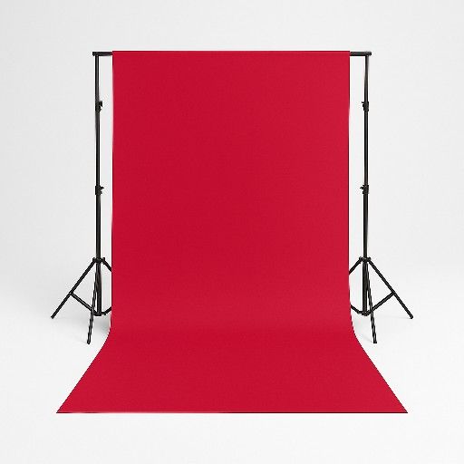 5x9 Red Photography Fabric Backdrop