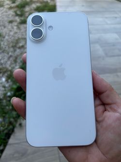 iPhone 16 plus white 128gb factory unlock to any carrier