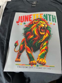 JUNETEENTH t-shirts any size