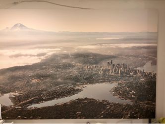 Seattle canvas art (huge)