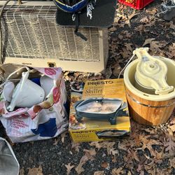 1 Electric Skillet 30 Dollars 2 Icecream Makers 30 Each 