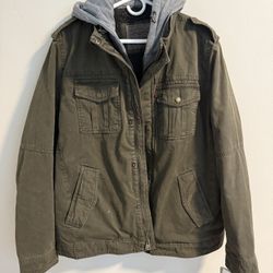 Levi' Hooded Sherpa Lined Trucker Jacket