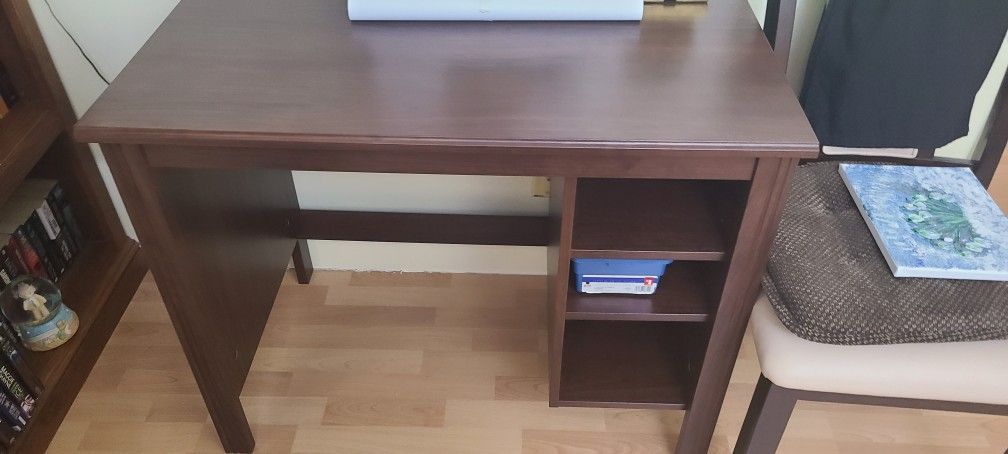 Ikea desk assembled