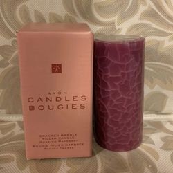 Avon Honeyed Mahogany Pillar Candle