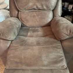 Suede Recliner