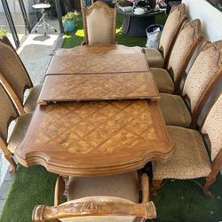 Dining Table 8 Chairs 