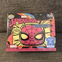 Funko Pop Blacklight Spiderman (Large) / Marvel