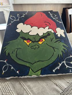 The Grinch! Hang Up Picture Frame , Nice Painting.
