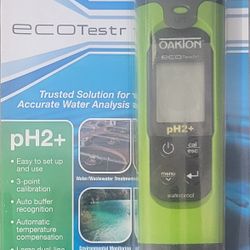 Oakton 35423-01 Ecotestr Ph. 2+ Pocket Ph. Meter, 1.2" Height, 1.8" Wide, 6.4" Length, 1.2" Height, 1.8" Wide, 6.4" Length