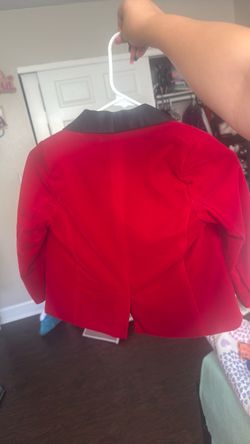 Size 6 Boy Red suit