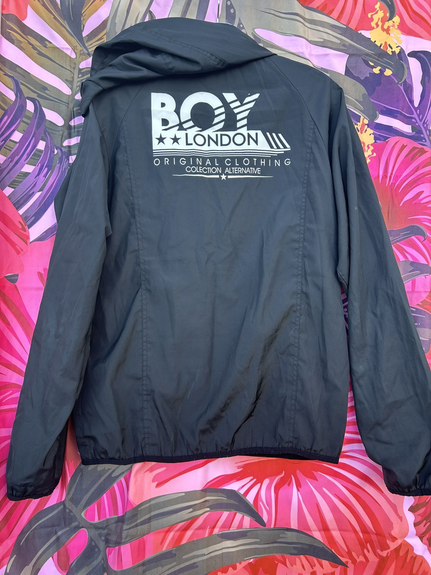 Rare BOY LONDON designer Windbreaker Jacket Men’s Size Small