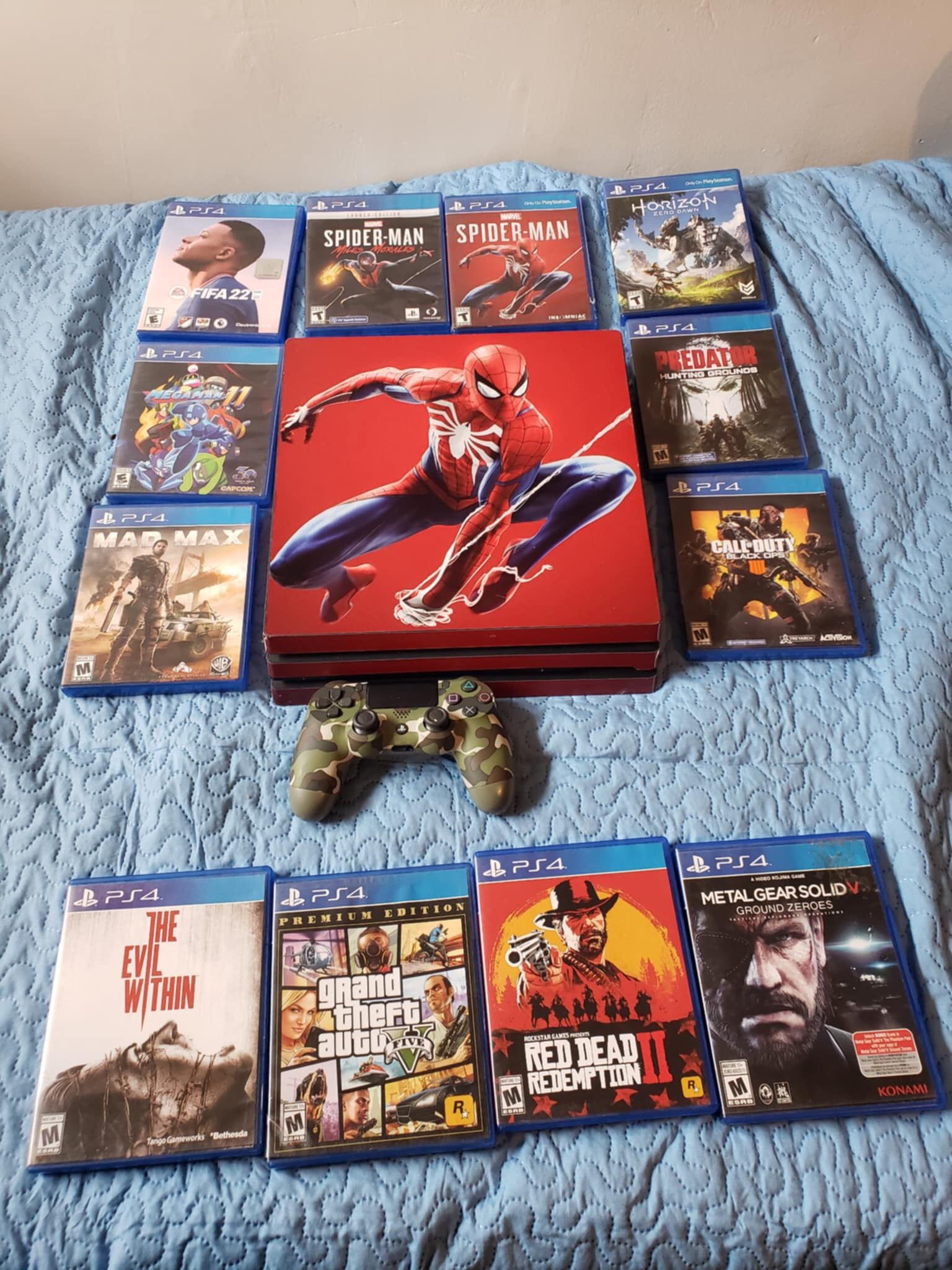 $200! 0 Games, all Cables & 1 Controller. Playstation 4 Pro 1,000GB The 2000GB $275 PS4 Pro 3rd Generation. $15! Per Game or regular $10!.. all work 1
