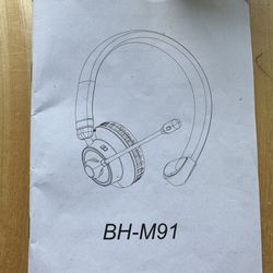 Bluetooth Headset BH -M91 Head 