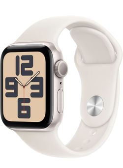 Apple Watch SE (2nd Gen) [GPS 40mm] Smartwatch with Starlight Aluminum Case