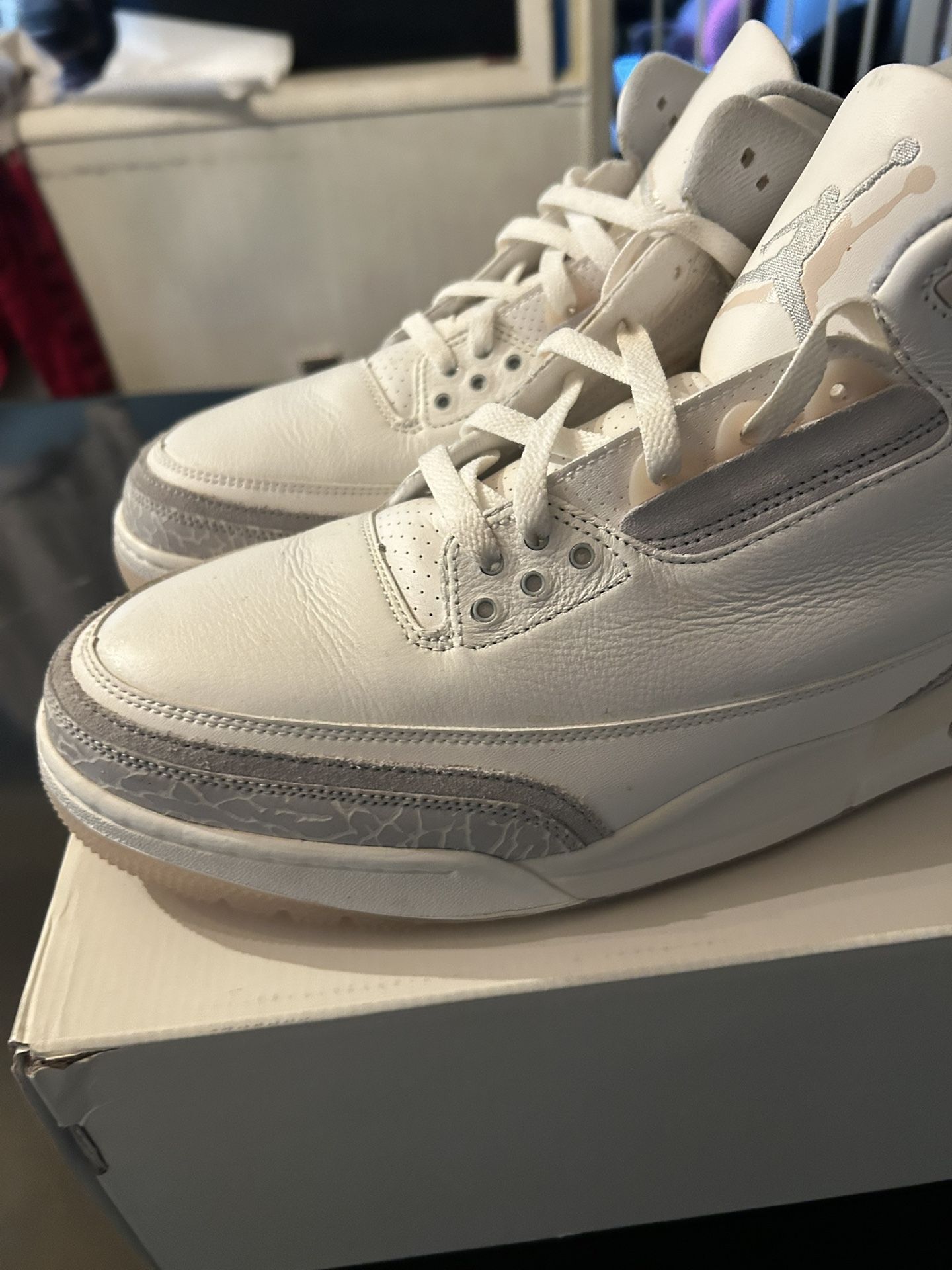 Jordan 3 Ivory Size 15