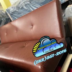 Butter Cherry Futon Sofa Couch Foldable Bed- Sofa Cama Sillón 