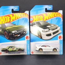 Hot Wheels Nissan Skyline Rs KDR30 / Honda Civic Si