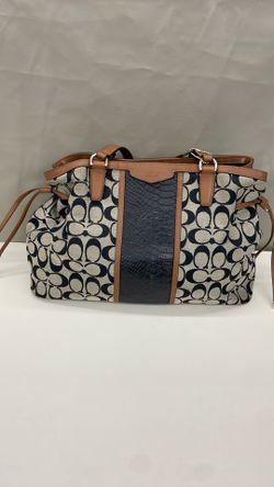 Snake Print Coach Purse. Item No 750 (Shopgoodwill)