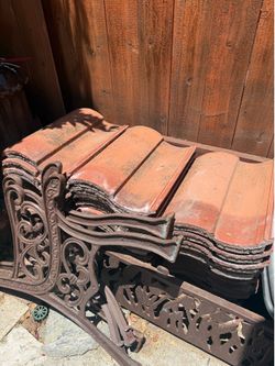 Roof (cement) used tiles