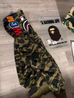 Green bape hoodie