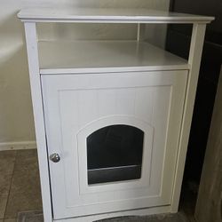 Cat Litter Box Cabinet 