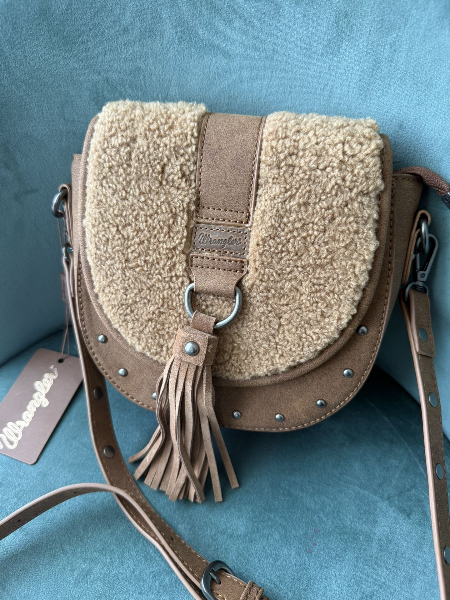 Wrangler Western Fringe Crossbody Bag. NEW with Tags.
