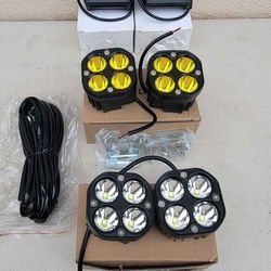 Led Light Pods Work Lights Luces Niebla Neblina Offroad 4x4 Todo Terreno Focos Chevy Gmc Ford Toyota