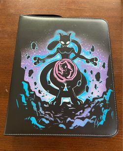 Pokémon Mewtwo Mew Card Binder with over 400 Sleeves - New
