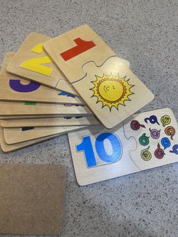 Wooden Number Counting 
