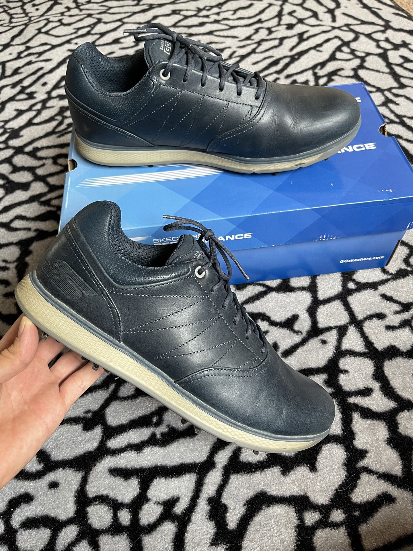 Mens Skechers Go Golf Pro Shoes Size Blue Like New