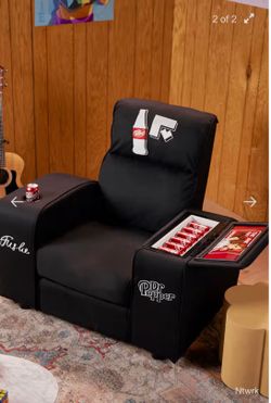 Reclining Gaming chair with fridge