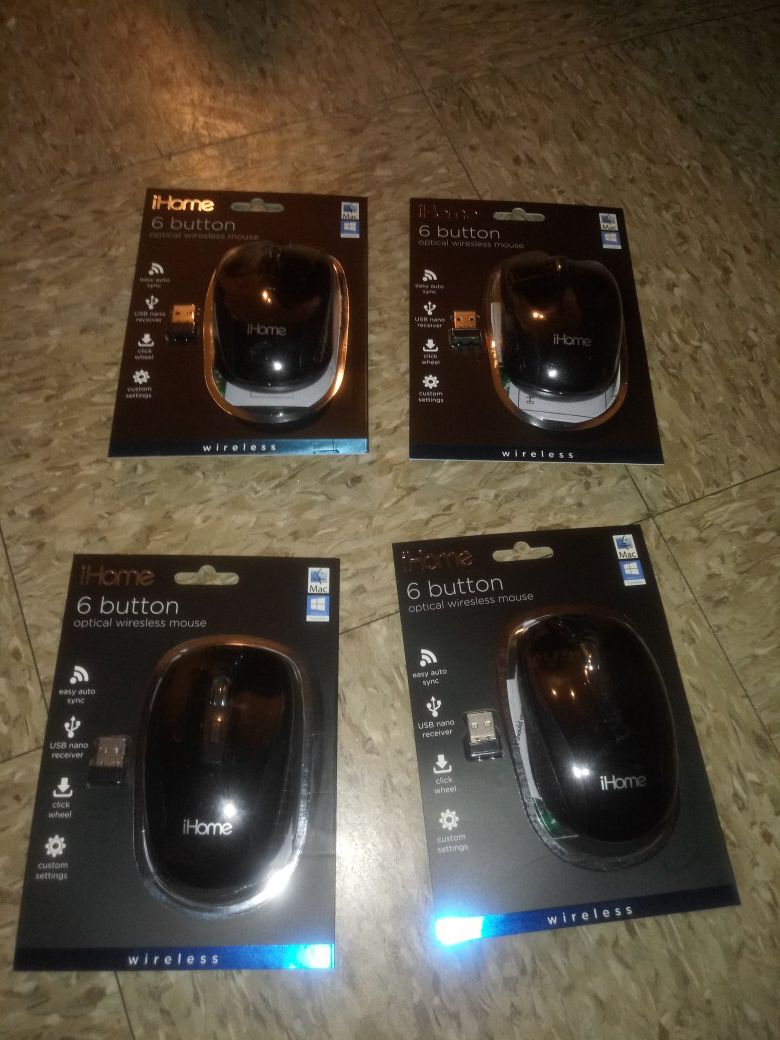 Ihome 6 button optical wireless mouse