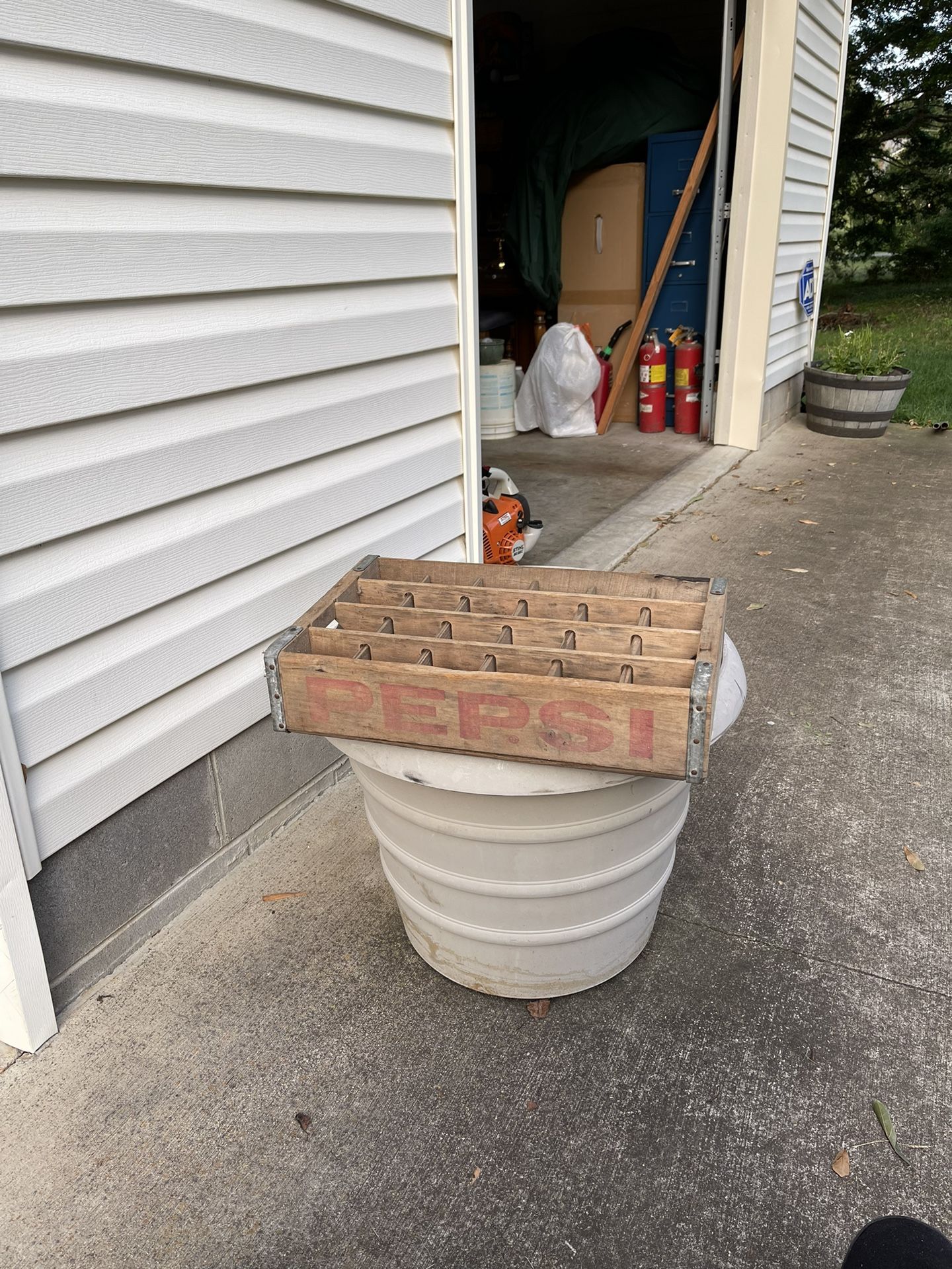 Pepsi Wooden Crate
