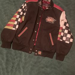 2001 Indy 500 Leather Bomber Jacket 